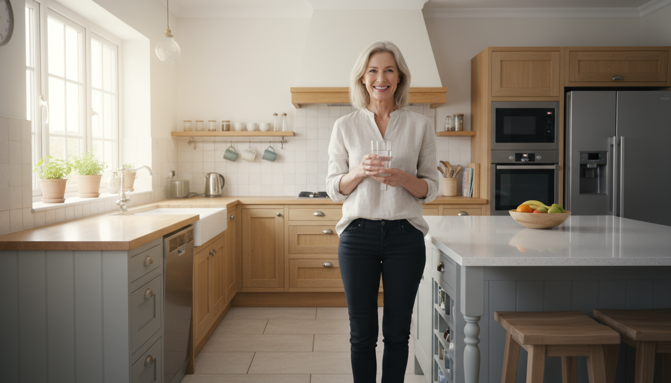 Woman determined to lose weight