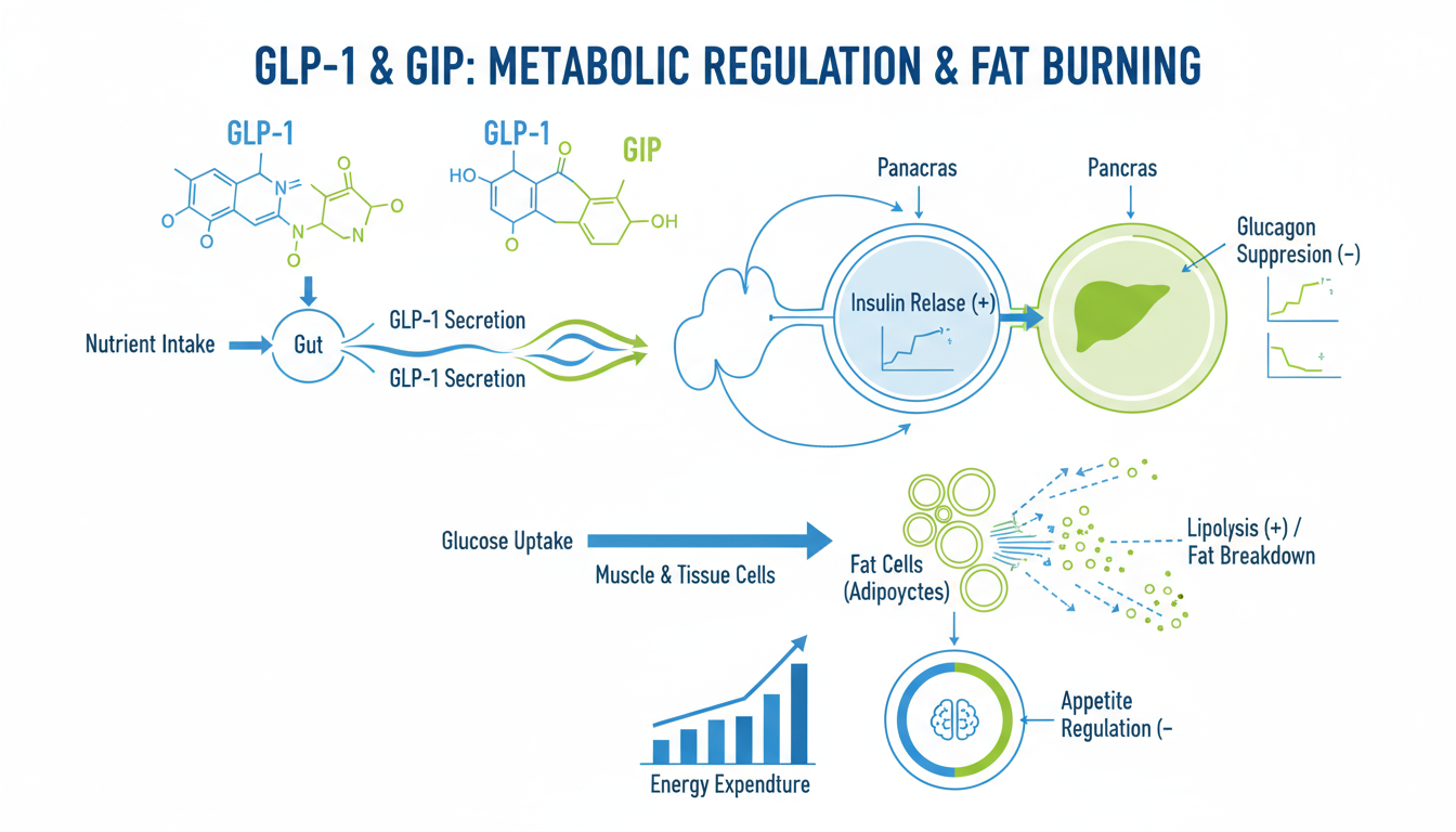 GLP-1 and GIP hormones