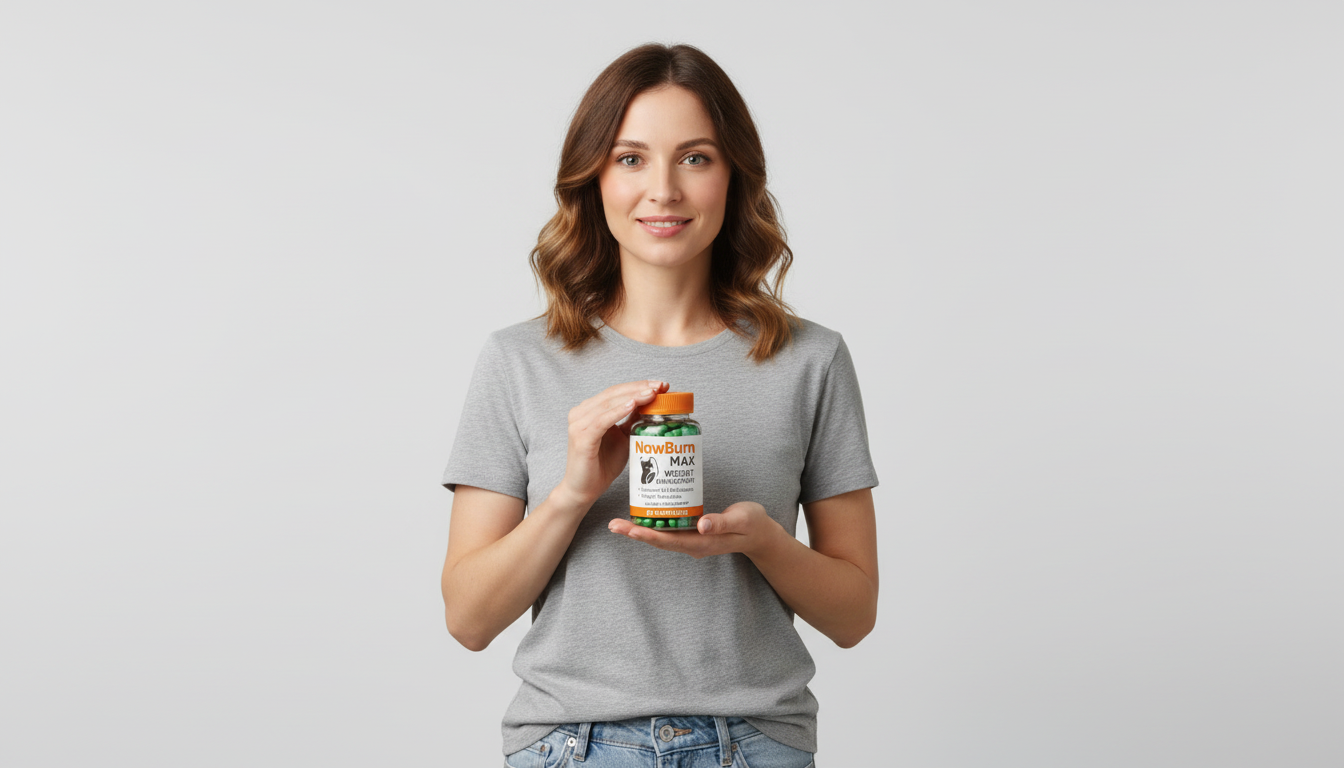 Me with my NOW BURN bottle