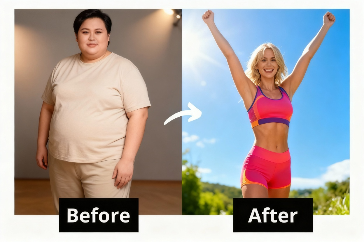 Major weight loss transformation